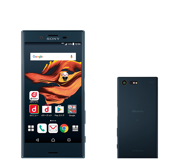XPERIA X Compact SO-02J ガラス付シムロック解除済